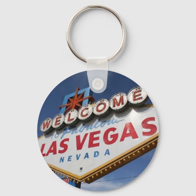 Welcome To Las Vegas Keychain (Front)