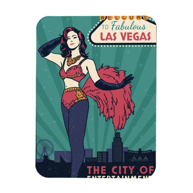 Welcome to Las Vegas Magnet (Vertical)