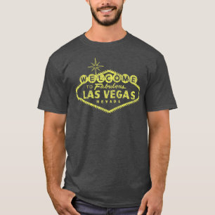 Welcome to Las Vegas Nevada Distressed Sign T-Shirt