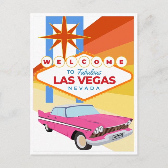 Welcome to Las Vegas Nevada Postcard (Front)