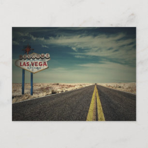 Welcome to Las Vegas Postcard