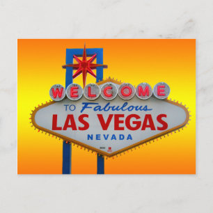 Welcome to Las Vegas Postcard