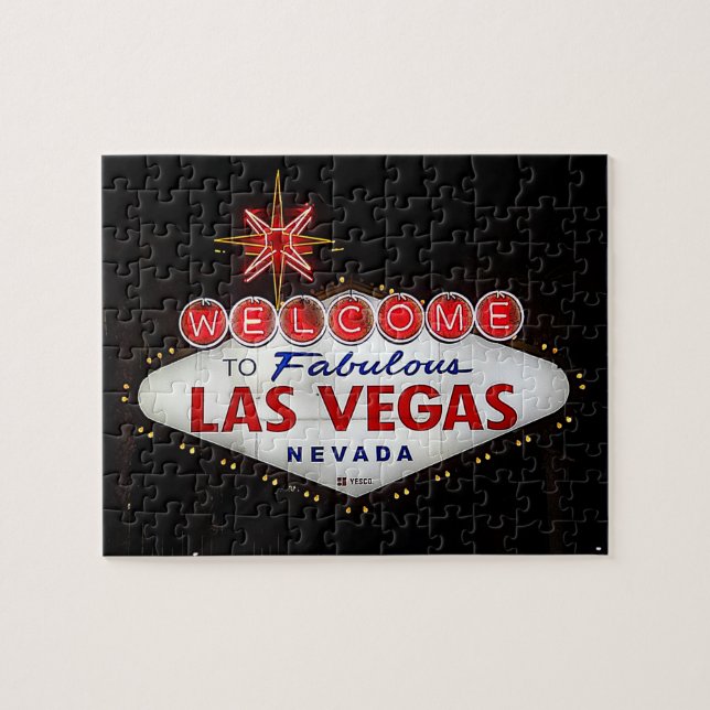 Welcome to Las Vegas Sign #2 Jigsaw Puzzle (Horizontal)