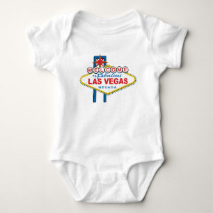 Welcome to Las Vegas Sign Baby Bodysuit