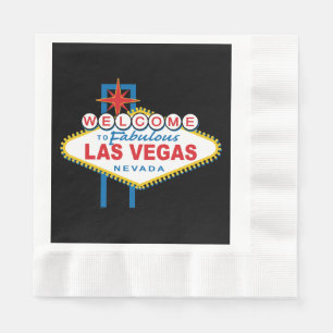 Welcome to Las Vegas Sign Napkin