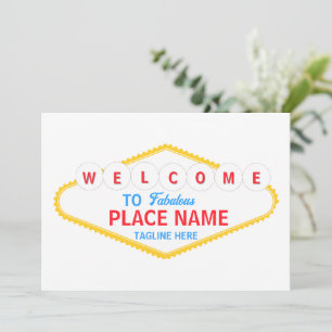 Welcome To Las Vegas Sign Template Generator