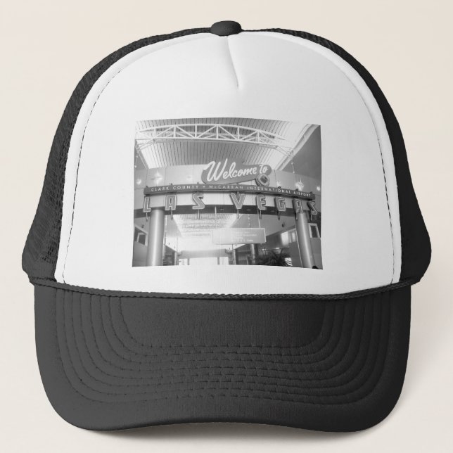 Welcome to Las Vegas Trucker Hat (Front)