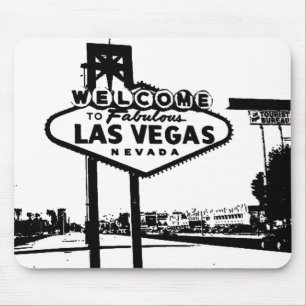 Welcome to Las Vegas Vector Graphic Mousepad