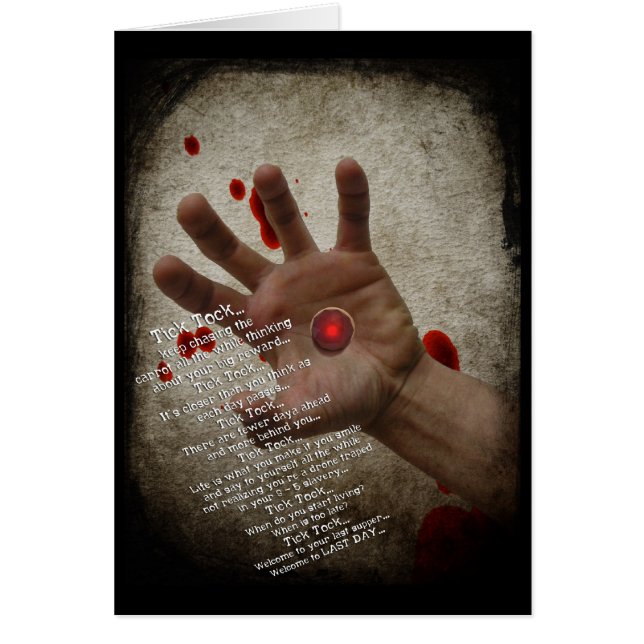 Welcome to Last Day Card (Front)