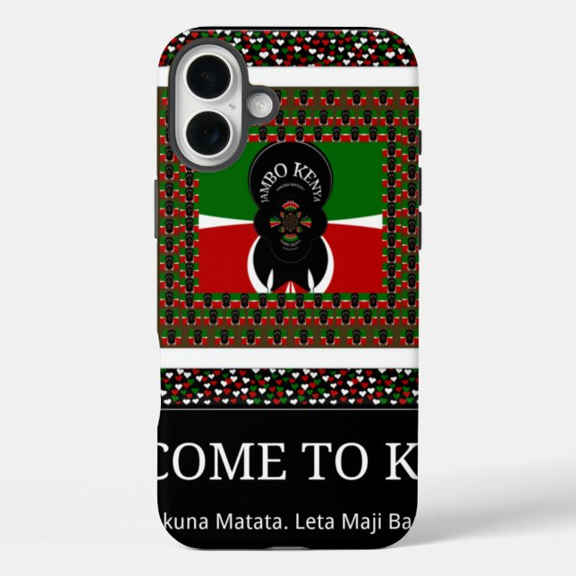 Welcome to Magical Kenya: Hakuna Matata Case-Mate iPhone Case (Back)