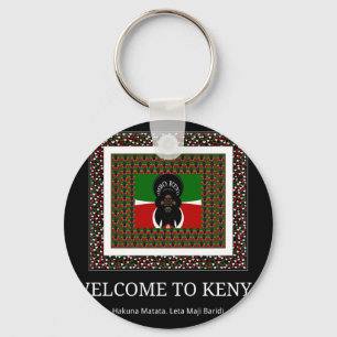Welcome to Magical Kenya: Hakuna Matata Keychain