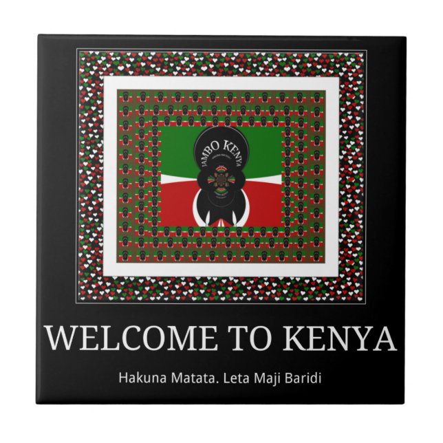 Welcome to Magical Kenya: Hakuna Matata Tile (Front)