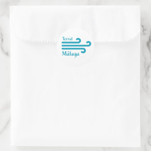 Welcome to Malaga 4: Terral Classic Round Sticker