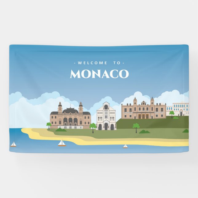 Welcome to manaco banner (Horizontal)