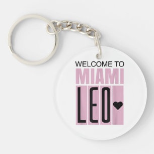 Welcome to Miami Leo 10 - GOAT Keychain