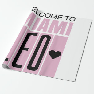 Welcome to Miami Leo 10 - GOAT Wrapping Paper