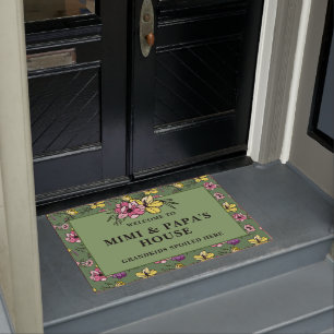 Welcome to Mimi & Papa's House Doormat