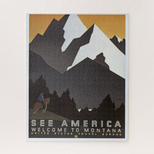 Welcome to Montana Jigsaw Puzzle