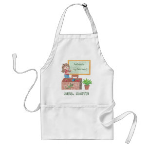 Welcome to, my classroom ! Custom teacher Standard Apron