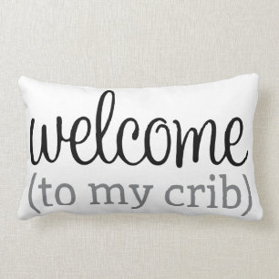 Welcome to my crib pillow