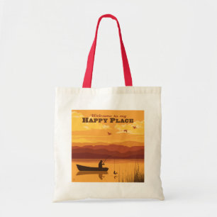Welcome To My Happy Place Tote Bag