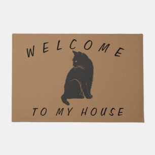 Welcome to my House Cat Doormat