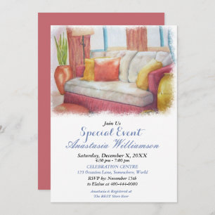 WELCOME TO MY HOUSE PARTY EVENT INVITE