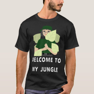 Welcome to My Jungle Houseplant  Humour Women Plan T-Shirt