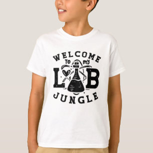 Welcome To My Lab Jungle Tech Laboratory Science T-Shirt