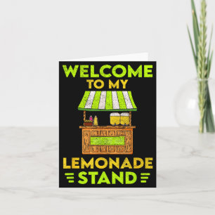 Welcome To My Lemonade Stand _ Summer _ Lemon Card
