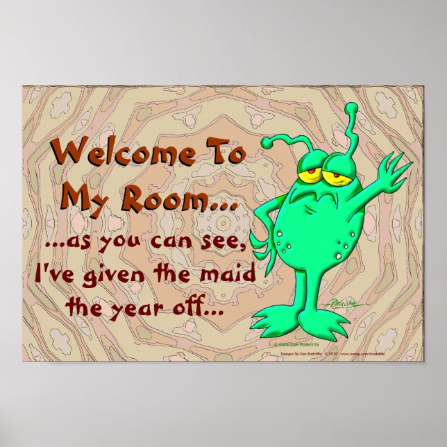 Welcome To My Room... Poster (Front)