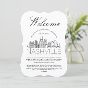 Welcome to Nashville   Guests Details Invitation