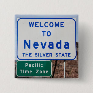 Welcome to Nevada 2 Inch Square Button