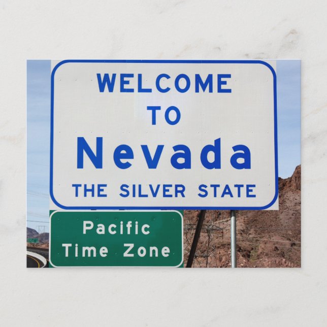 Welcome to Nevada Postcard (Front)