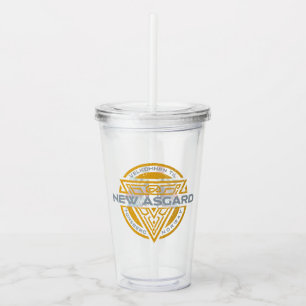 Welcome To New Asgard Souvenir Graphic Acrylic Tumbler