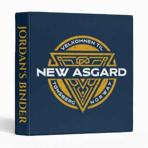 Welcome To New Asgard Souvenir Graphic Binder