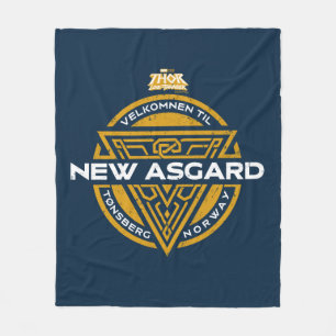 Welcome To New Asgard Souvenir Graphic Fleece Blanket