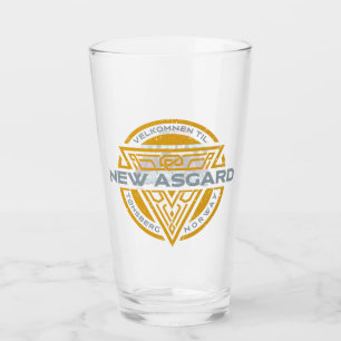 Welcome To New Asgard Souvenir Graphic Glass
