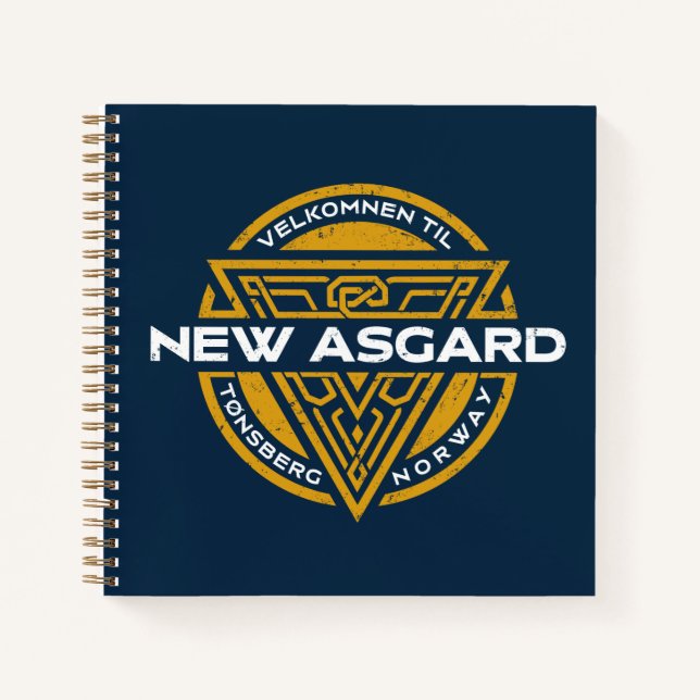 Welcome To New Asgard Souvenir Graphic Notebook (Front)