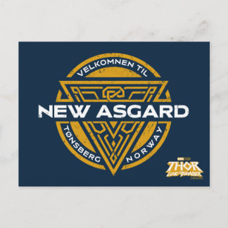 Welcome To New Asgard Souvenir Graphic Postcard
