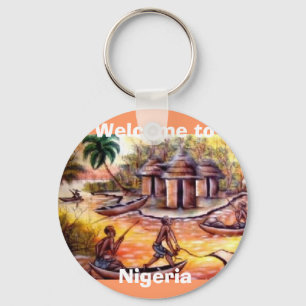 welcome to Nigeria Keychain