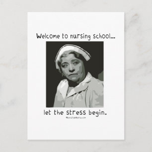 Welcome to Nursing School Postcard