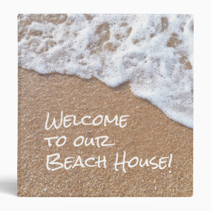 Welcome to our Beach House Wave Customized Binder