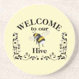 Welcome to our bee hive coaster