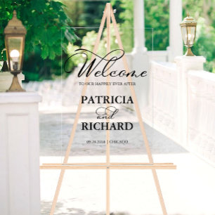 Welcome to our Beginning Wedding Welcome Sign