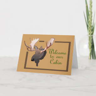 Welcome to Our Cabin Card