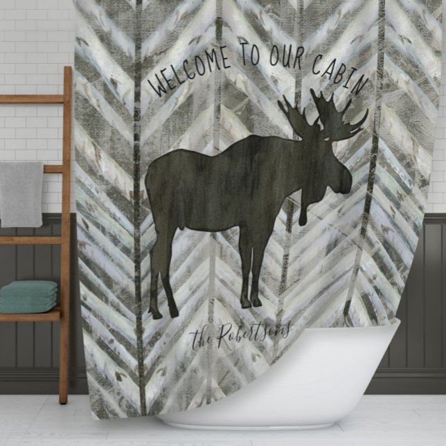 Welcome to our Cabin Moose Rustic Lodge Decor (Creator Uploaded)
