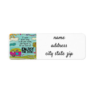 **WELCOME TO OUR CAMPER** RETURN ADDRESS LABEL