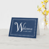 Welcome to our Church Card (Yellow Flower)