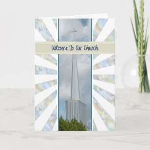 Welcome to Our Church Greeting Card